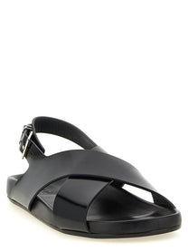 Saint Laurent Helios Sandals Black