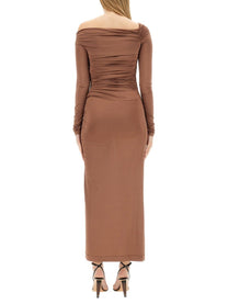 Helmut Lang - Helmut Lang Midi Dress - Woman-&gt;Clothing-&gt;Dresses