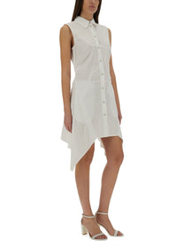 Helmut Lang - Helmut Lang Bustier Shirt Dress - Woman-&gt;Clothing-&gt;Dresses