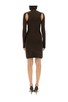 Helmut Lang Women's Air Turtleneck Dress Brown, view 3