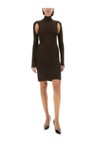 Helmut Lang Women's Air Turtleneck Dress Brown, view 2