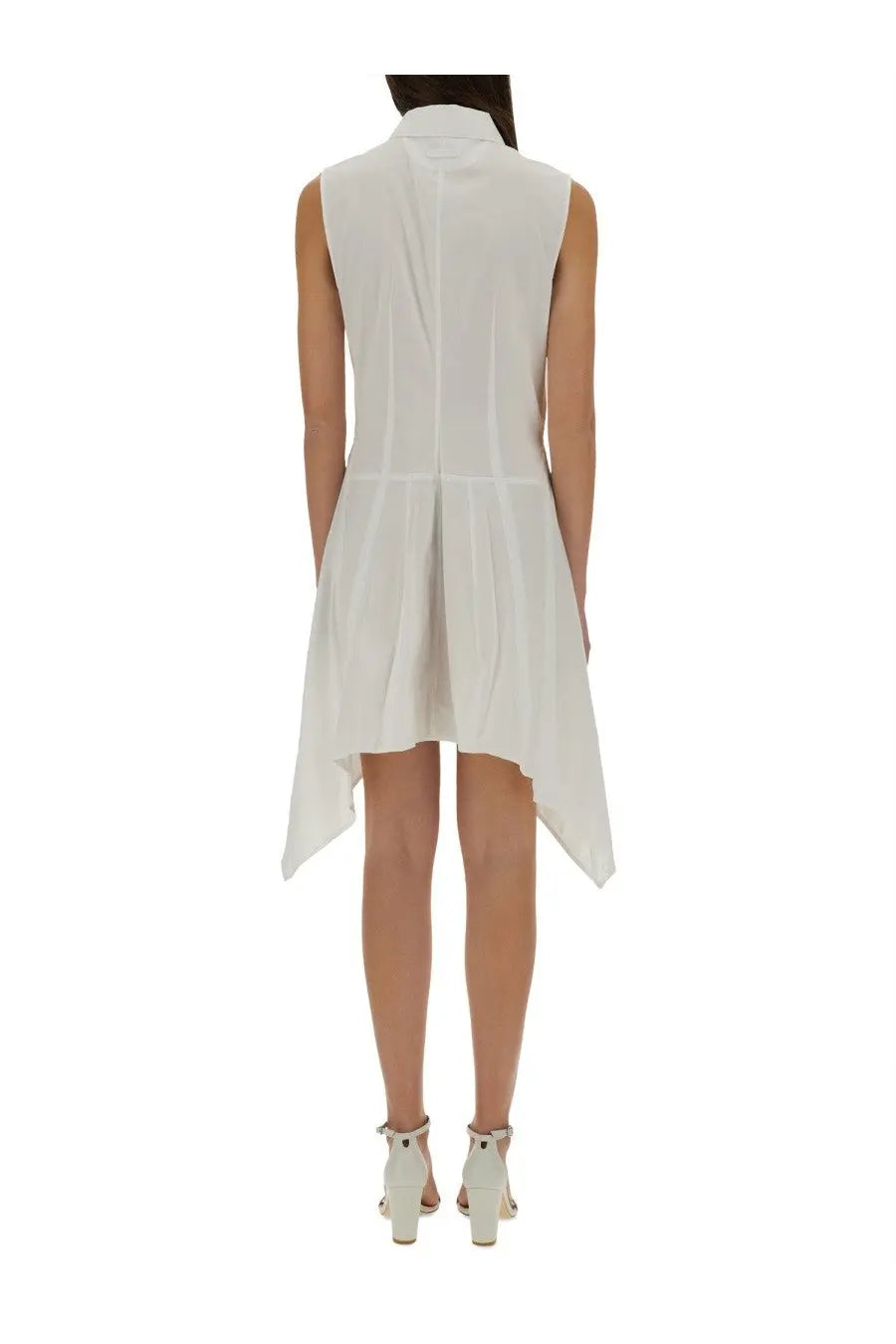 Helmut Lang Women's Bustier Shirt Dress White, view 3