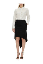 Helmut Lang Women's Poplin Fitted Shirt White, view 2