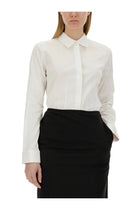 Helmut Lang Women's Poplin Fitted Shirt White, view 4