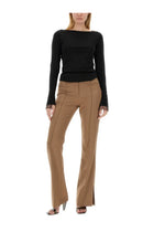 Helmut Lang Women's Slim Fit Pants Beige, view 2