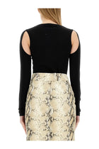 Helmut Lang Women's Top Cut Out Black, view 3