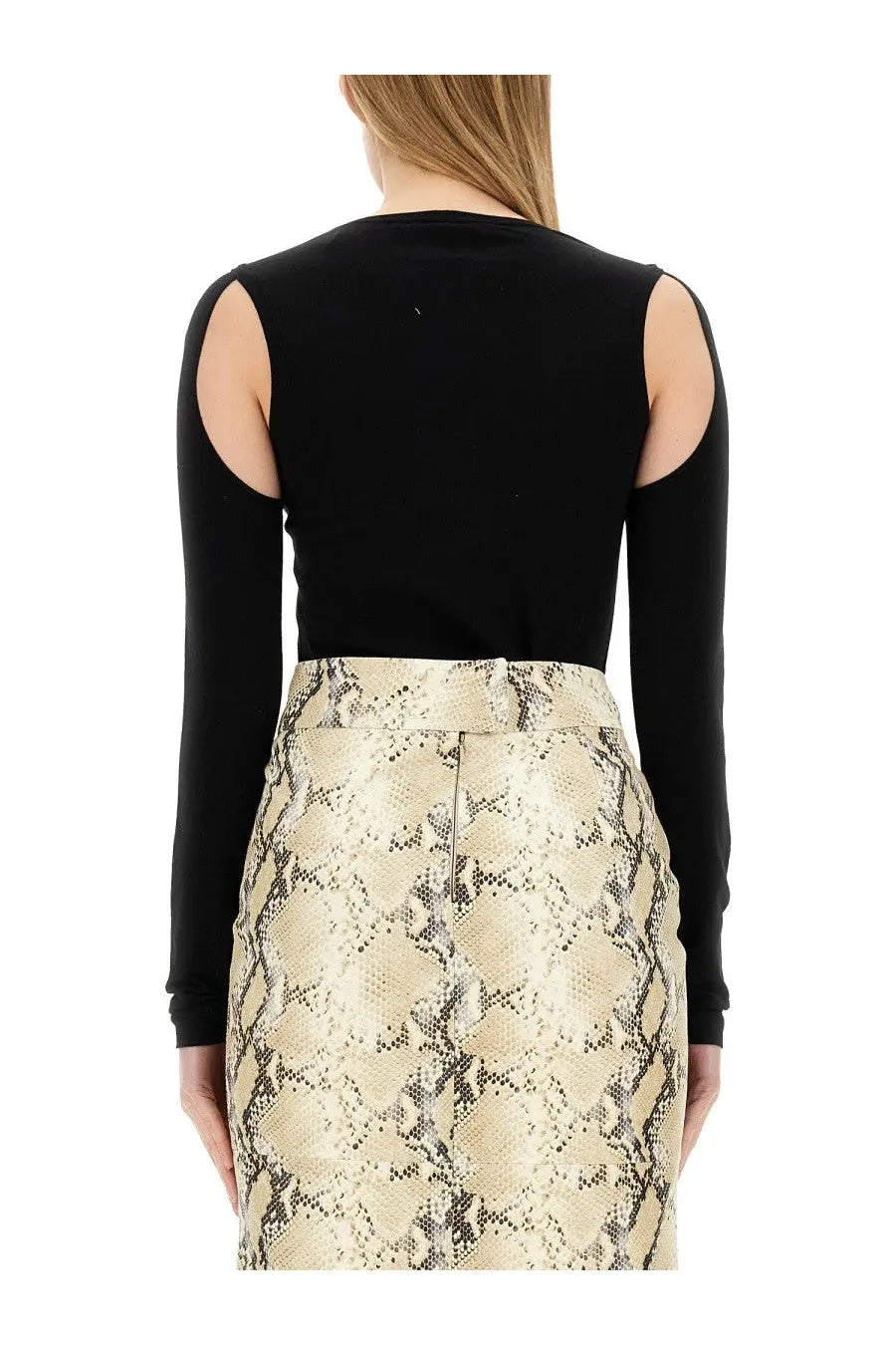 Helmut Lang Women's Top Cut Out Black, view 3