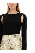 Helmut Lang Women's Top Cut Out Black, view 4