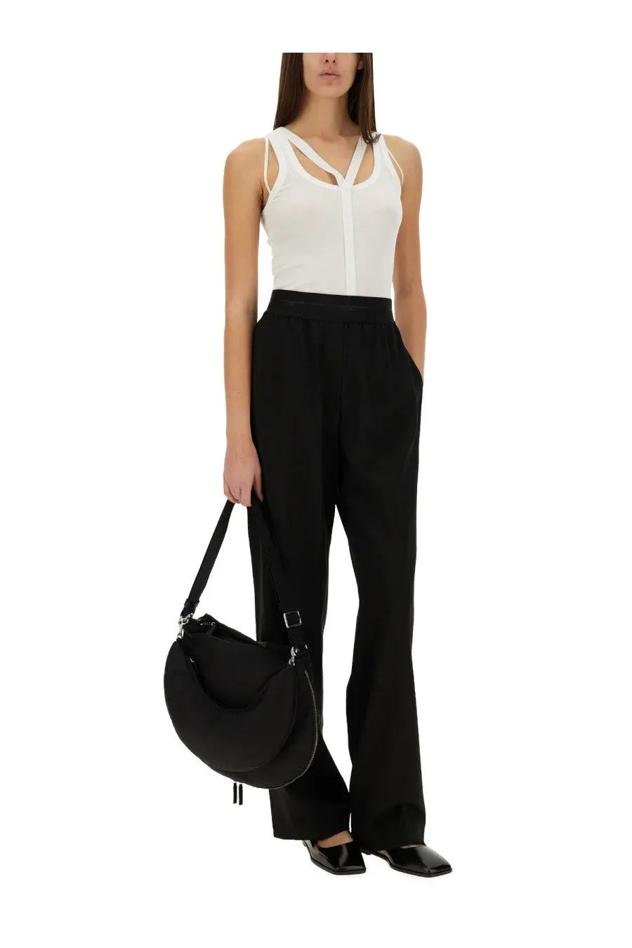 Helmut Lang Women's Top Racer White, view 2