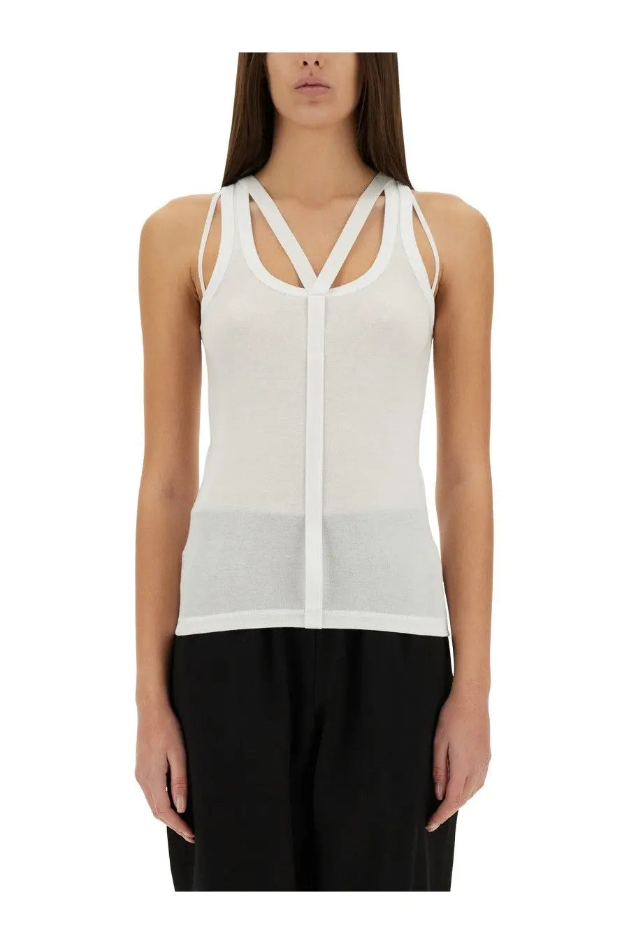 Helmut Lang Women's Top Racer White
