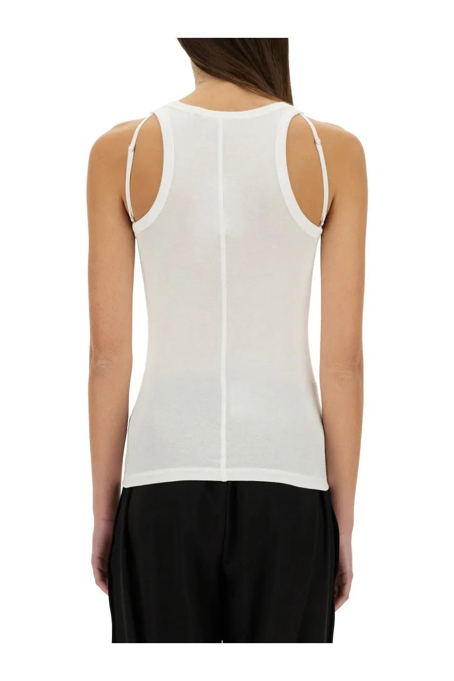 Helmut Lang Women's Top Racer White, view 3