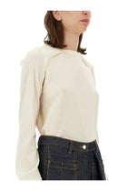 Helmut Lang Women's Wool Jersey White, view 4