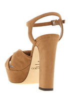 Jimmy Choo Heloise Sandals Brown, view 3