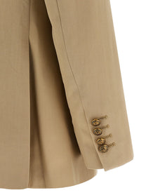 Golden Goose Heraldic Buttons Blazer Beige