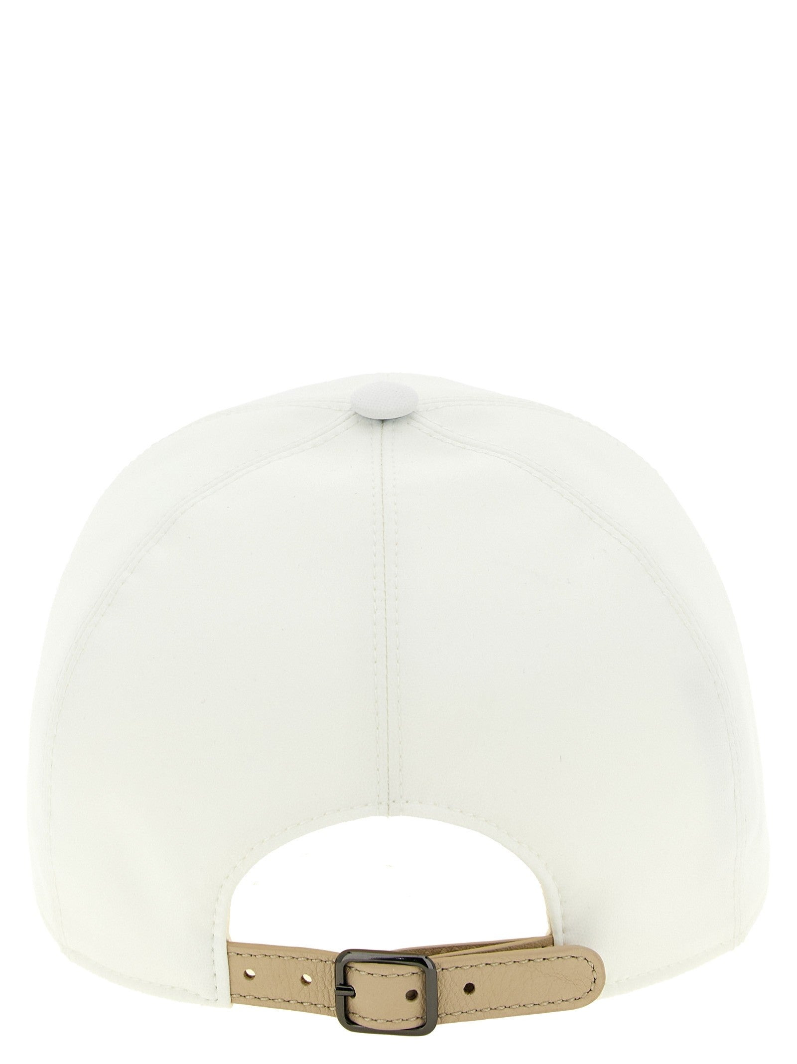 Brunello Cucinelli Heraldic Coat of Arms Cap White