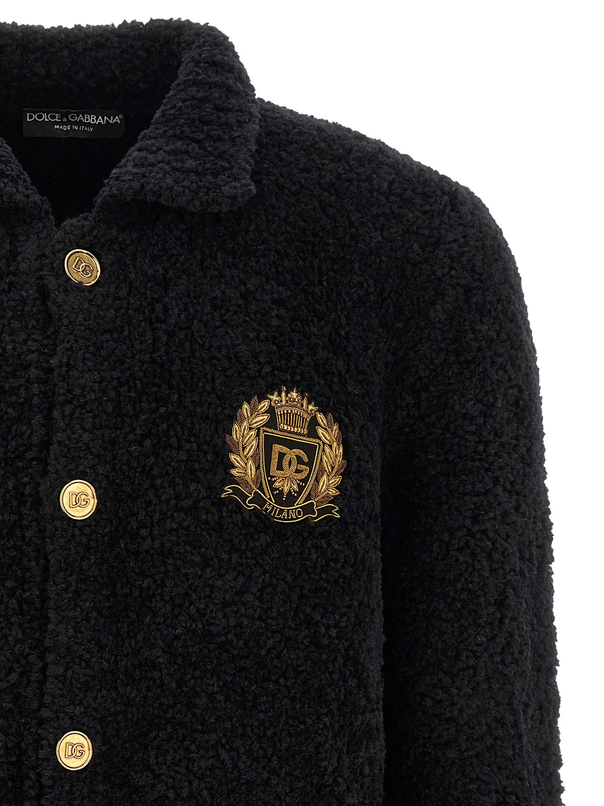 Dolce &amp; Gabbana Heraldic Coat of Arms Cardigan Black, view 3