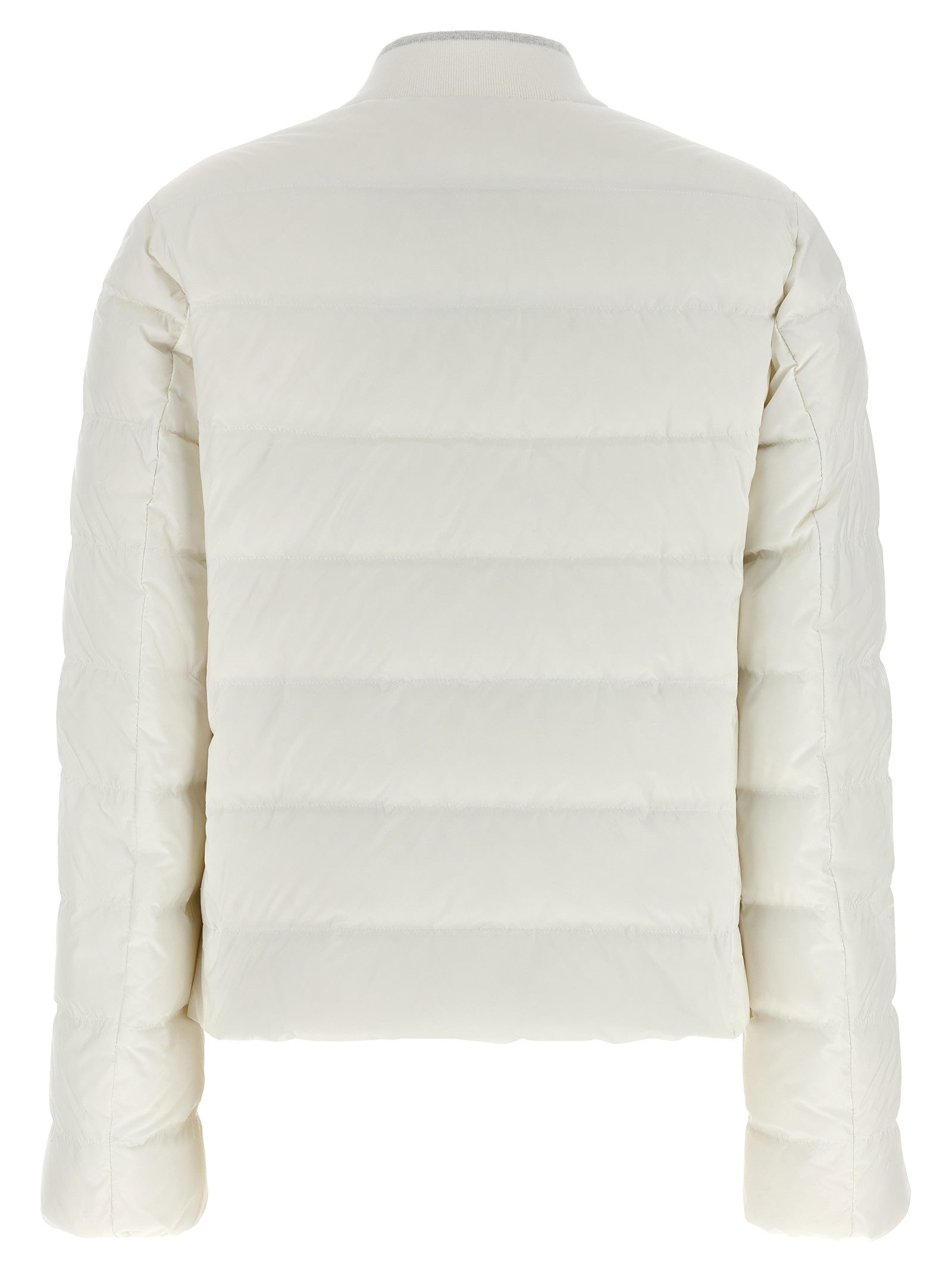 Brunello Cucinelli Heraldic Coat of Arms Down Jacket White
