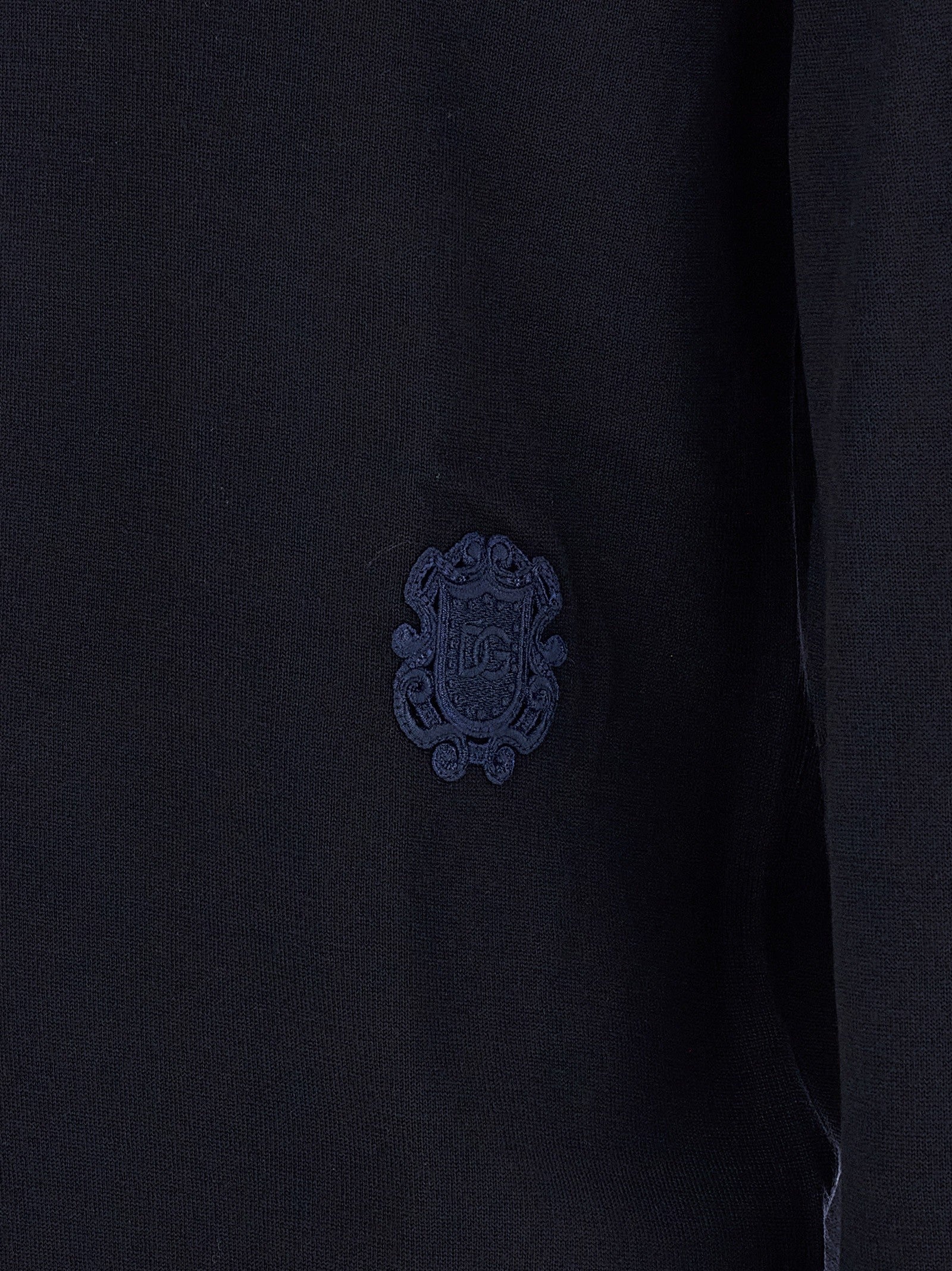 Dolce &amp; Gabbana Heraldic Coat of Arms Sweater Blue