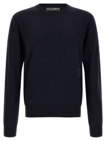 Dolce &amp; Gabbana Heraldic Coat of Arms Sweater Blue