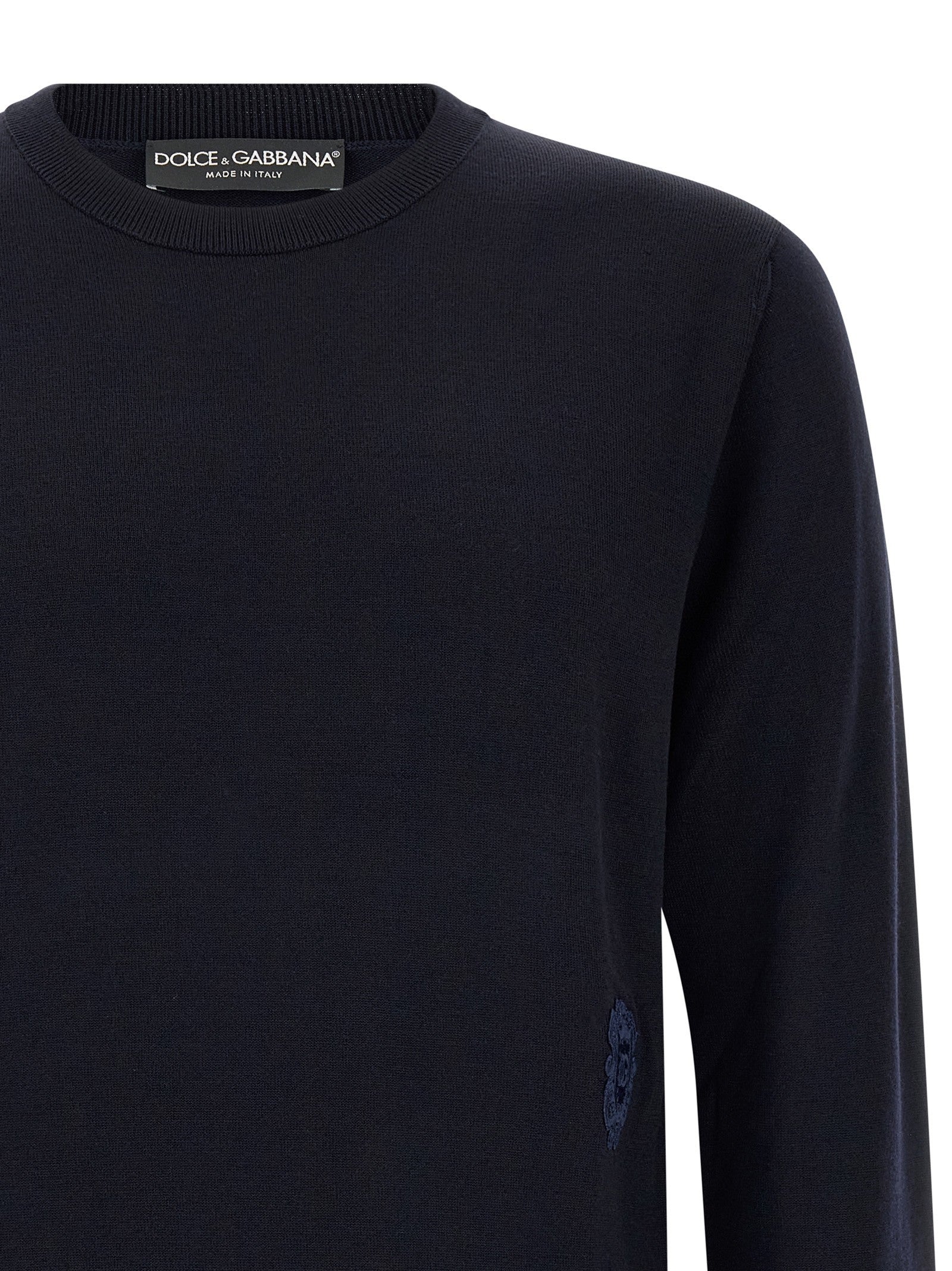 Dolce &amp; Gabbana Heraldic Coat of Arms Sweater Blue