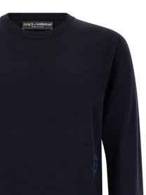 Dolce &amp; Gabbana Heraldic Coat of Arms Sweater Blue