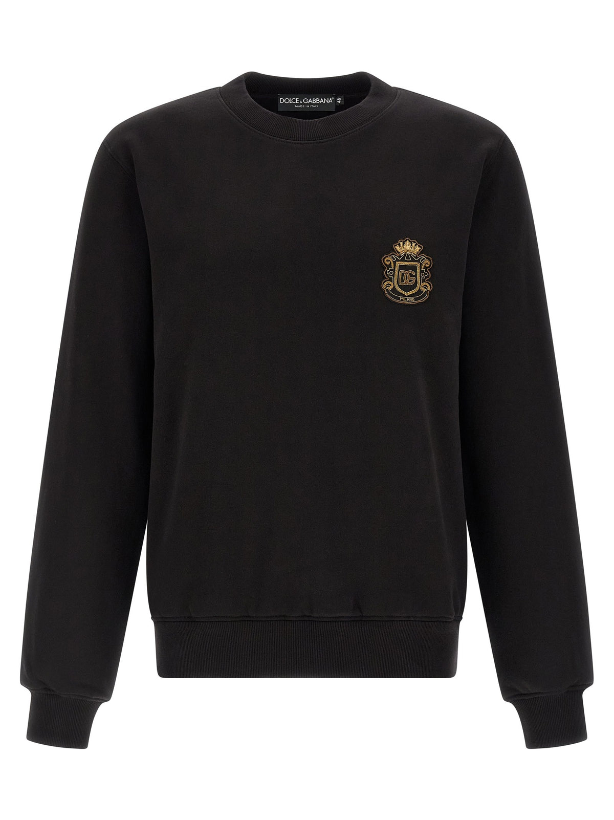 Dolce &amp; Gabbana Heraldic Patch Sweatshirt Black
