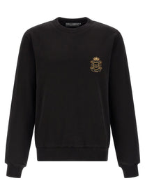 Dolce &amp; Gabbana Heraldic Patch Sweatshirt Black