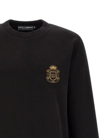 Dolce &amp; Gabbana Heraldic Patch Sweatshirt Black