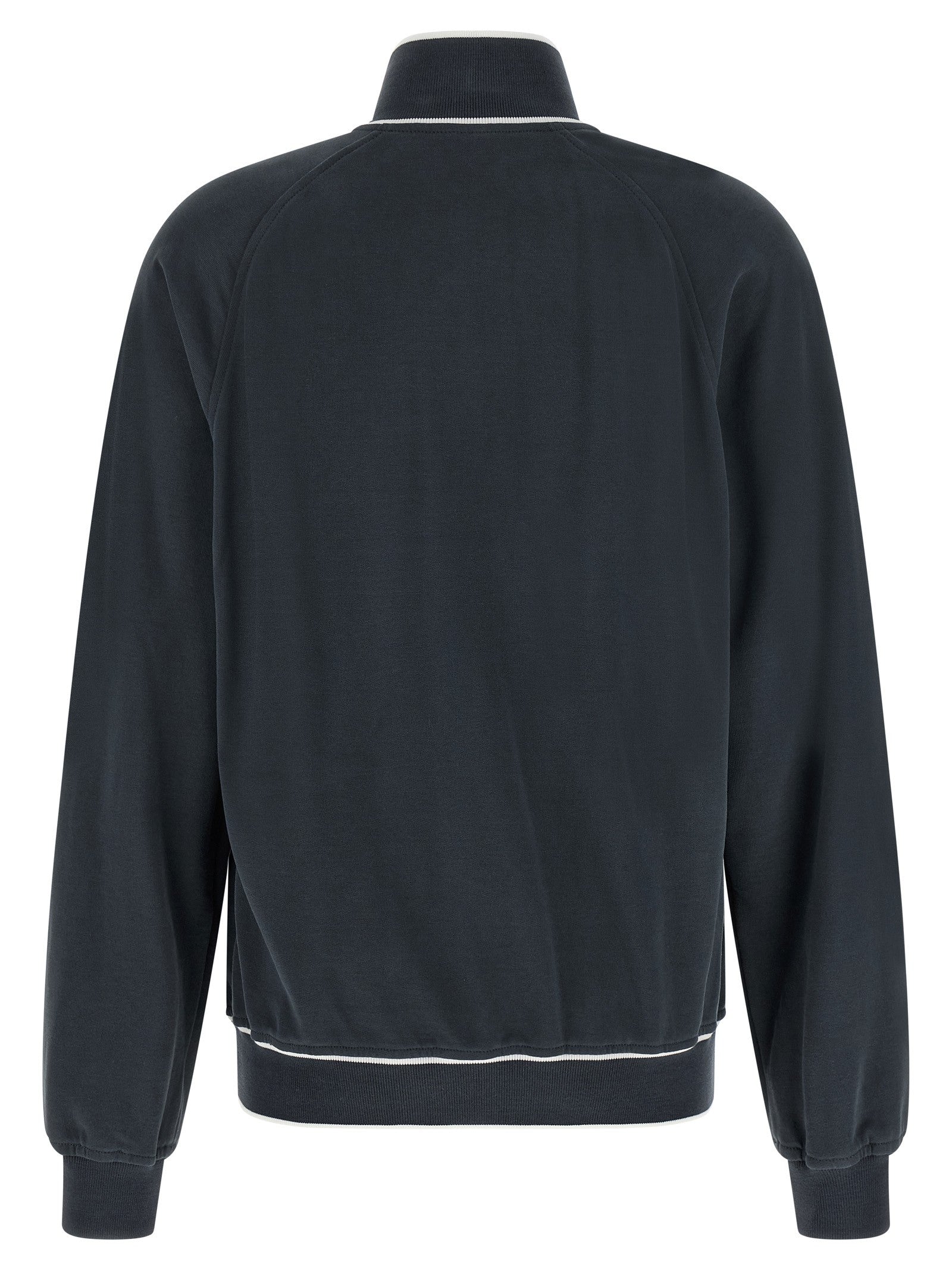 Brunello Cucinelli Heraldic Patch Sweatshirt Blue