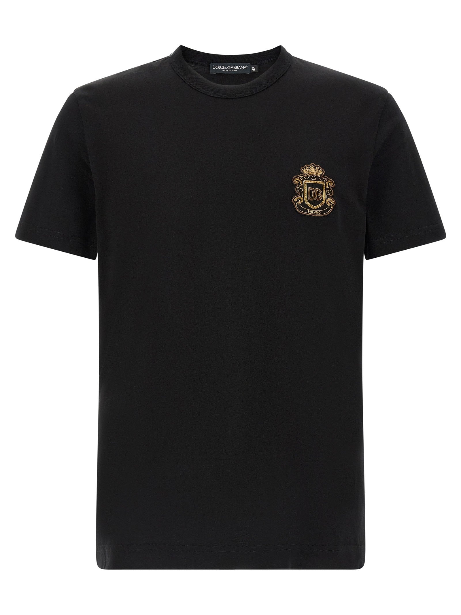 Dolce &amp; Gabbana Heraldic Patch Shirt Black