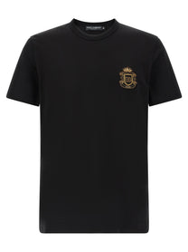 Dolce &amp; Gabbana Heraldic Patch Shirt Black