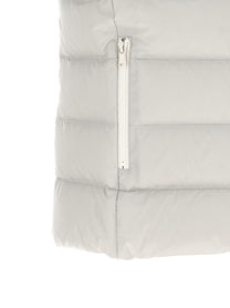 Brunello Cucinelli Heraldic Patch Vest Grey