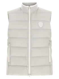 Brunello Cucinelli Heraldic Patch Vest Grey