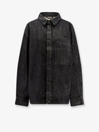 Entire Studios Women's Herculean Black Denim Shirt Jacket Black