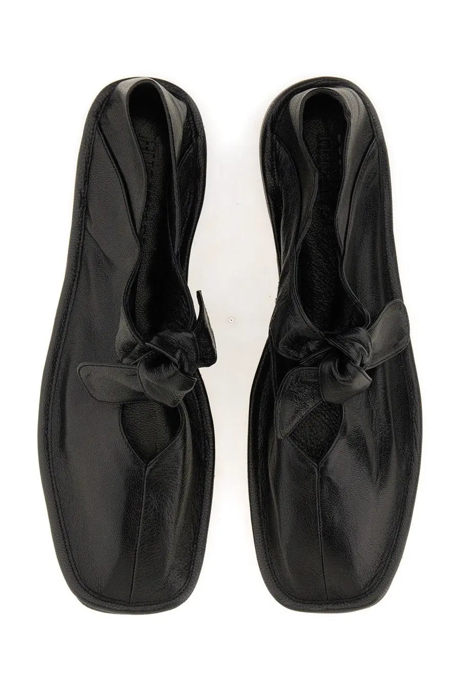 Hereu Women's Leather Ballet Flats Black, view 6