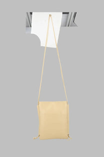 Hereu women’s borsa tracolla trena in pelle white beige leather crossbody bag with adjustable strap and drawstring closure