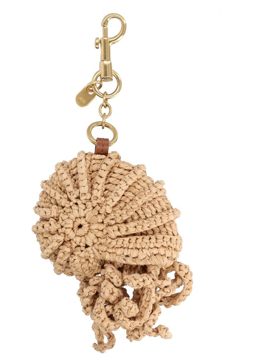 Anya Hindmarch Women's Hermit Crab Keychain Charm Beige