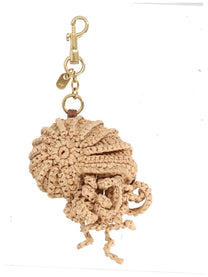 Anya Hindmarch Women's Hermit Crab Keychain Charm Beige