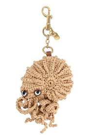 Anya Hindmarch Women's Hermit Crab Keychain Charm Beige