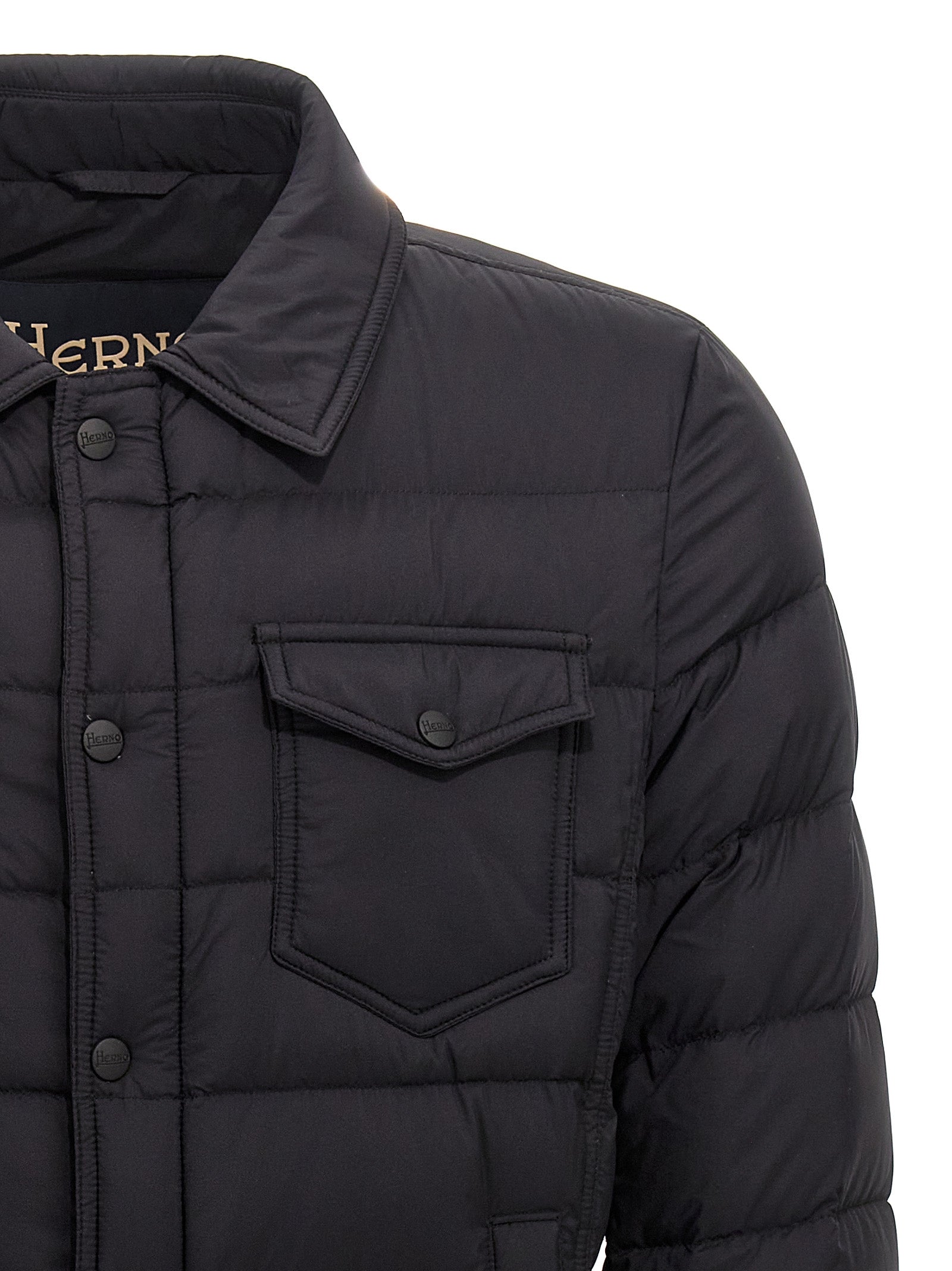 HERNO - HERNO - ’La Denim’ down jacket - Men’s Outerwear