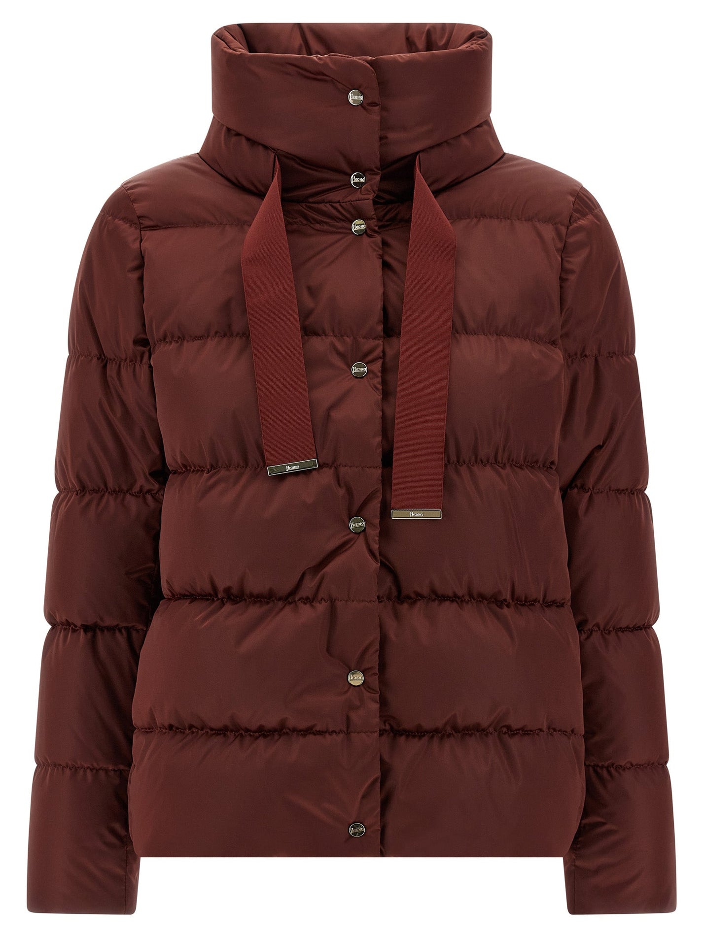 HERNO - HERNO - Shiny satin down jacket - Women’s Outerwear