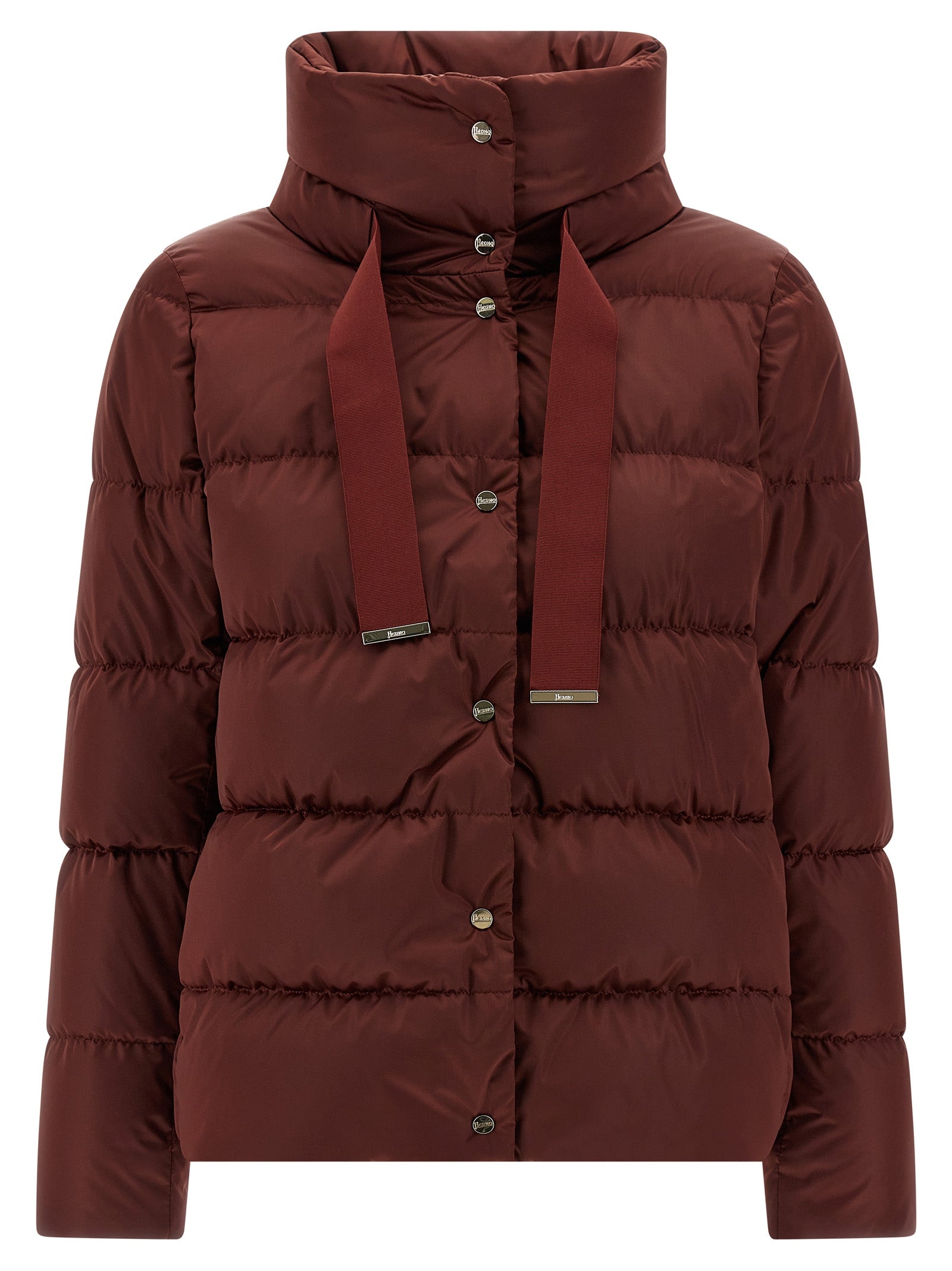 HERNO - HERNO - Shiny satin down jacket - Women’s Outerwear