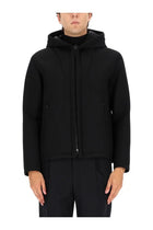Herno Men's Three Layer Water Repellent Jacket Black