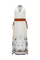Herno Women's Printed Midi Dress Multicolor