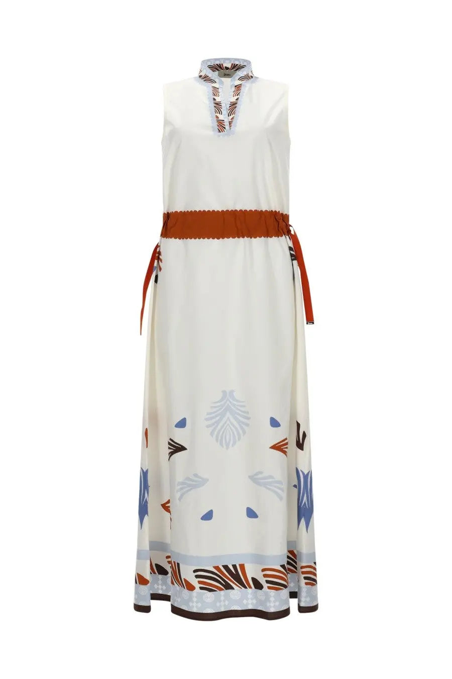 Herno Women's Printed Midi Dress Multicolor