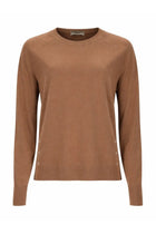 Herno Women's Sweater with Buttons Laterali Beige