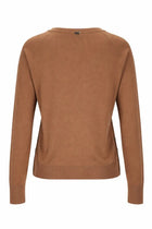Herno Women's Sweater with Buttons Laterali Beige, view 2