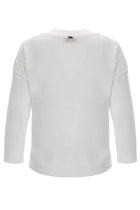 Herno Women's Glam Knit Effect Sweater White, view 3