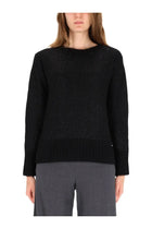 Herno Women's Metallic Effect Sequin Jersey Black