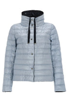 Herno Women's Reversible Down Jacket with Collar High Blue, view 4